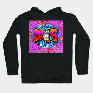 Drums Art Pink Art Hoodie